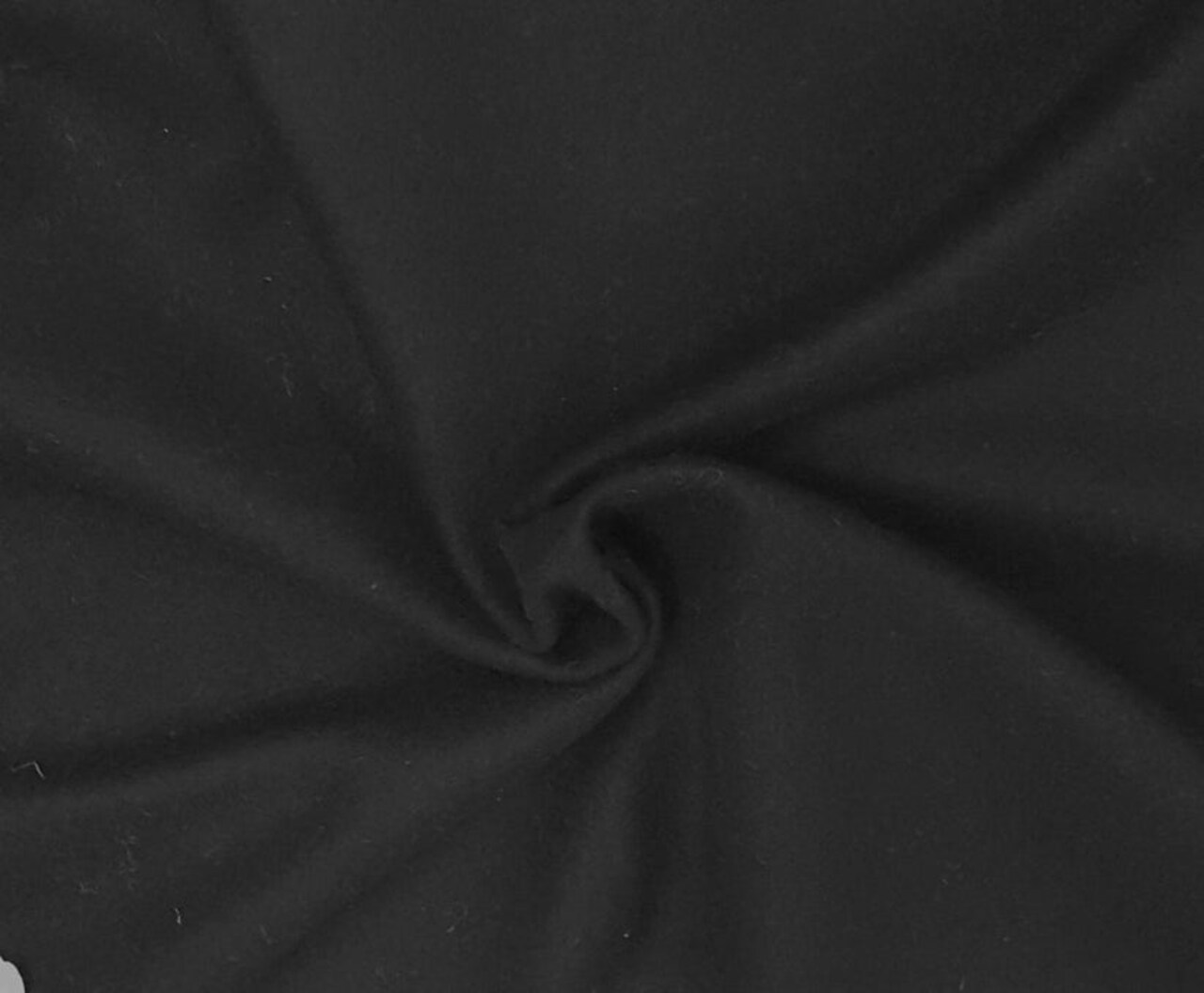 1 Yard Black Woven Wool Fabric Offers a Substantial Medium-Heavy Weight For Perfect.